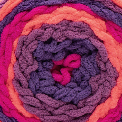 Bernat Blanket Stripes Yarn (300g/10.5oz) - Discontinued Shades Neon Plum