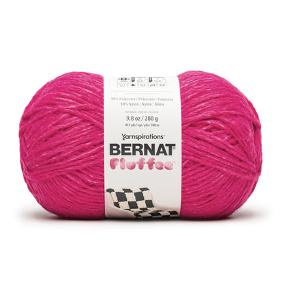 Bernat Fluffee Yarn (280g/9.8oz) - Discontinued Shades Vivid Pink