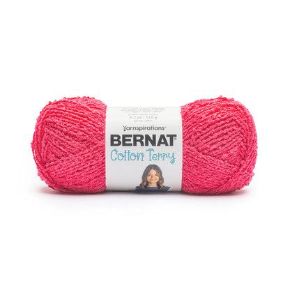 Bernat Cotton Terry Yarn (120g/4.2oz) Fuchsia