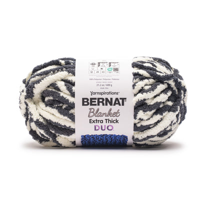 Bernat Blanket Extra Thick Duo Yarn (600g/21.2oz) Licorice Swirl