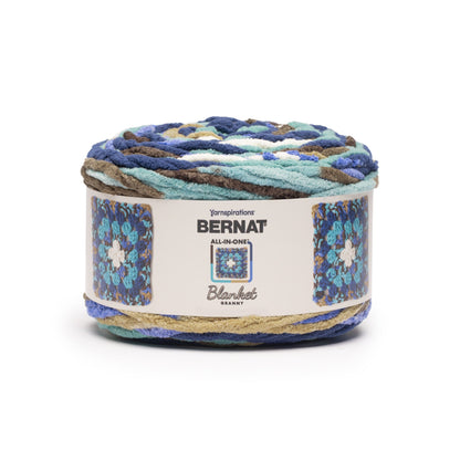 Bernat All In One Blanket Granny Yarn (240g/8.5oz) Country Mosaic