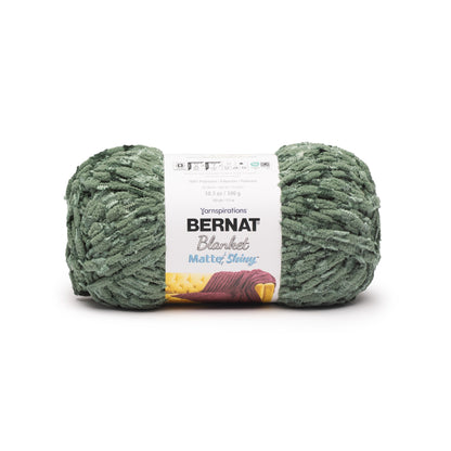 Bernat Blanket Matte & Shiny Yarn (300g/10.5oz) Smoky Green Luster