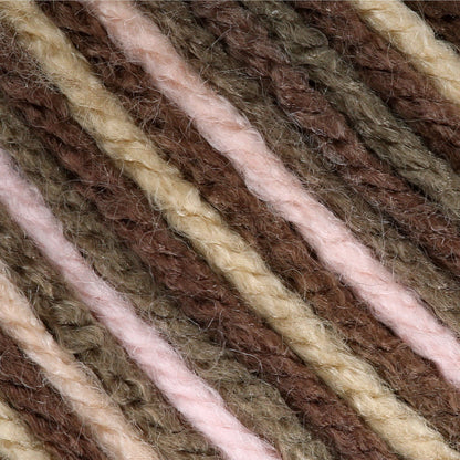 Bernat Super Value Variegates Yarn - Discontinued Shades Pink Taupe