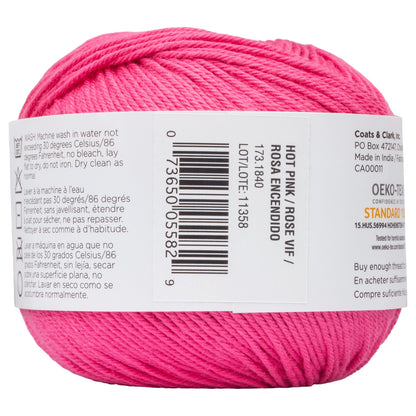 Aunt Lydia's Baby Shower Crochet Thread Size 3 - Discontinued Shades Hot Pink