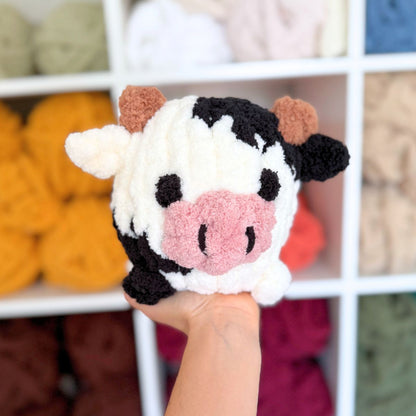 Bernat Cow and Highlander Stuffies Cow