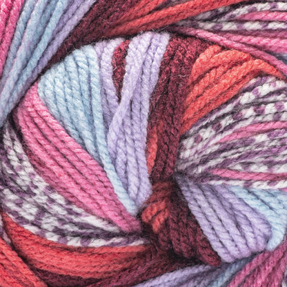 Caron Cinnamon Swirl Cakes Yarn Strawberry Swirl