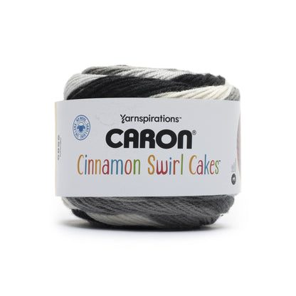 Caron Cinnamon Swirl Cakes Yarn Black Licorice