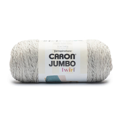 Caron Jumbo Twirl Yarn (340g/12oz) - Discontinued Shades Soft Gray Ribbon
