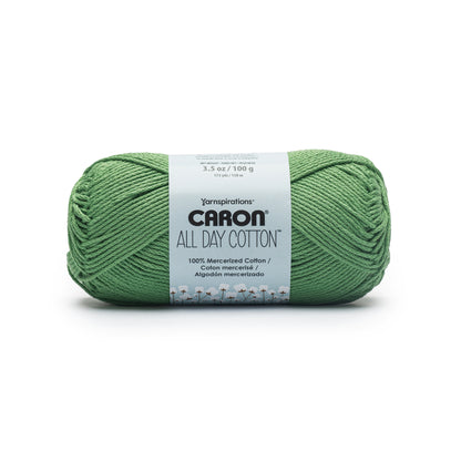 Caron All Day Cotton Yarn (100g/3.5oz) Grass Green