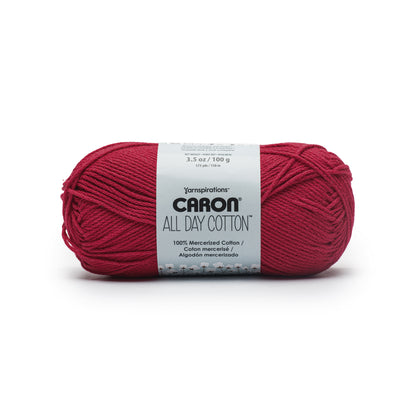 Caron All Day Cotton Yarn (100g/3.5oz) Red Lip