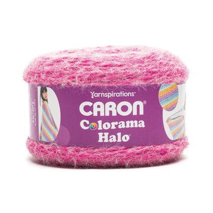 Caron Colorama Halo Stripes and Solids Yarn (227g/8oz) Hot Pink