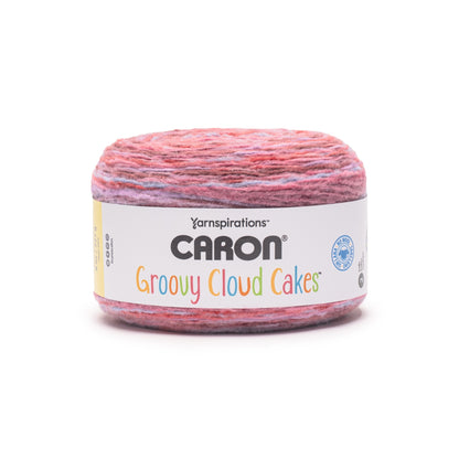Caron Groovy Cloud Cakes Yarn (227g/8oz) Raspberry Rollup