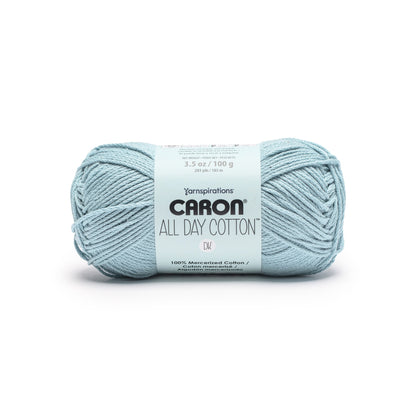 Caron All Day Cotton DK Yarn (100g/3.5oz) Sky Blue