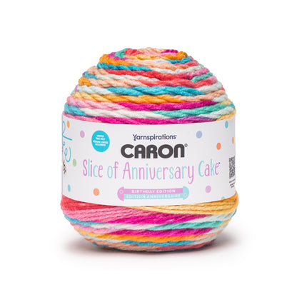 Caron Slice of Anniversary Cake Birthday Edition Yarn (250g/8.8 oz) Birthday Cake