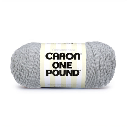 Caron One Pound Yarn (454g/16oz) Soft Gray Mix