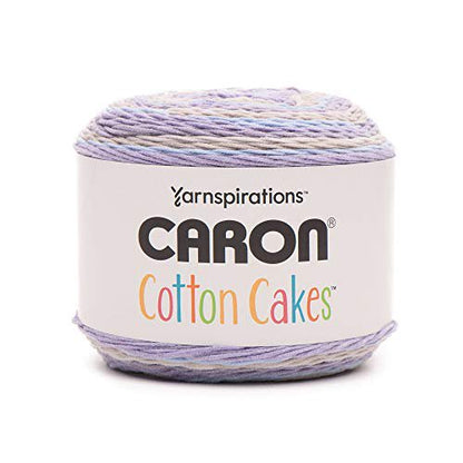Caron Cotton Cakes Yarn (100g/3.5oz) - Discontinued Shades Amethyst Sky