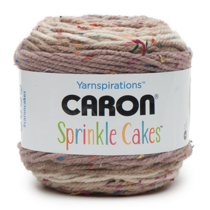 Caron Sprinkle Cakes Yarn (227g/8oz) Mocha Rainbow