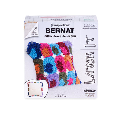 Bernat Latch It Kit - Fleece Pillow Round Rectangles