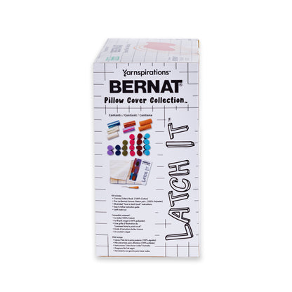 Bernat Latch It Kit - Fleece Pillow Round Rectangles