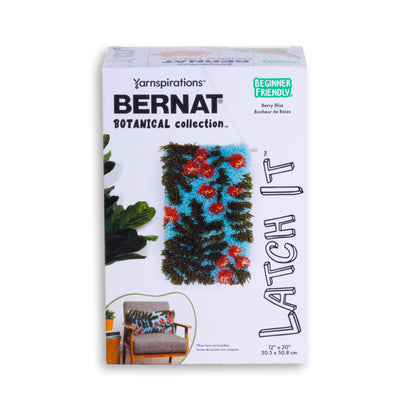 Bernat Latch It Kit - Abstract Botanical Berry Bliss