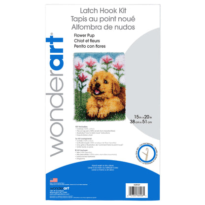 WonderArt Flower Pup Kit 15" x 20" - Discontinued Items Flower Pup