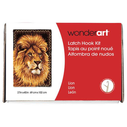 WonderArt Lion Kit 27" x 40" - Discontinued Items Lion