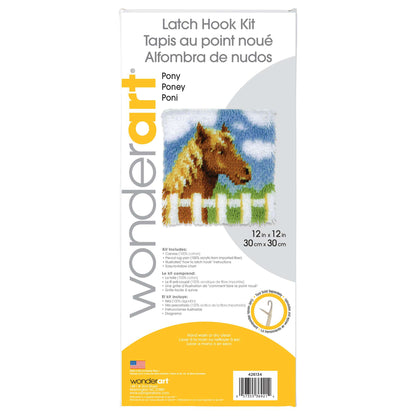 WonderArt Pony Kit 12" x 12" - Discontinued Items Pony
