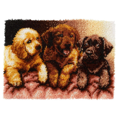 WonderArt Lab Puppies Kit 24" x 34" - Clearance Items WonderArt Lab Puppies Kit 24" x 34" - Clearance Items