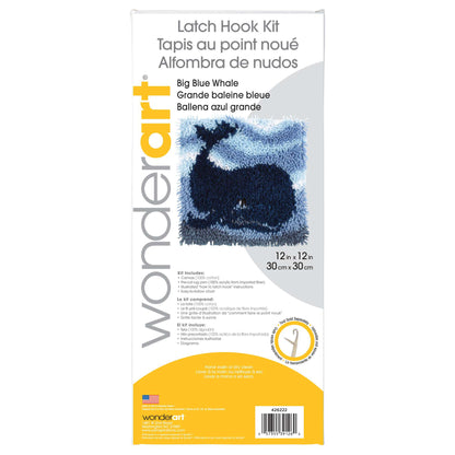 WonderArt Big Blue Whale Kit 12" x 12" - Discontinued Items Big Blue Whale