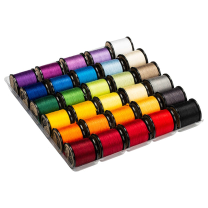 Anchor Embroidery Floss on Spools, 30 Pack Tonal Rainbow