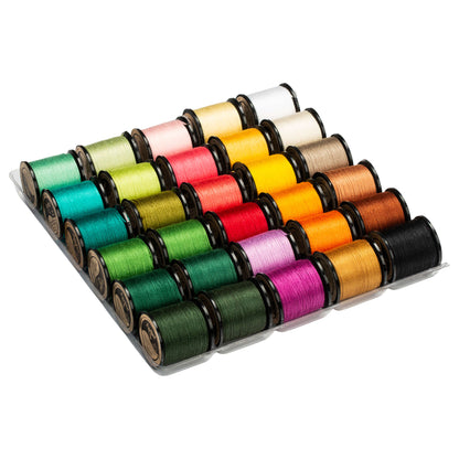 Anchor Embroidery Floss on Spools, 30 Pack Plants And Flowers Mix