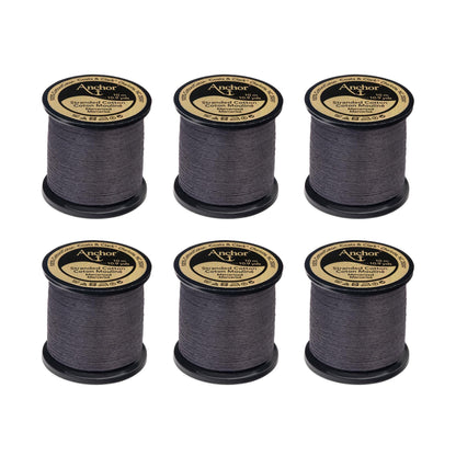 Anchor Spooled Floss 10 Meters - Clearance Shades 0236 Charcoal Grey Dark