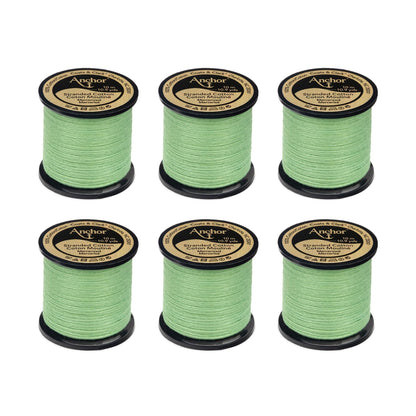 Anchor Spooled Floss 10 Meters - Clearance Shades 0240 Grass Green Light