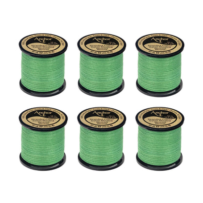 Anchor Spooled Floss 10 Meters - Clearance Shades 0242 Grass Green Medium Light