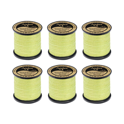 Anchor Spooled Floss 10 Meters - Clearance Shades 0254 Parrot Green Light
