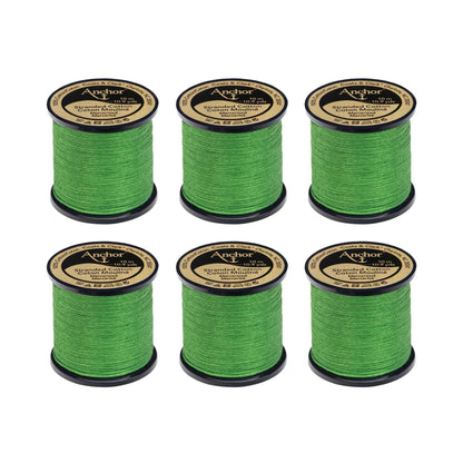 Anchor Spooled Floss 10 Meters - Clearance Shades 0258 Parrot Green Dark