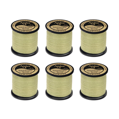Anchor Spooled Floss 10 Meters - Clearance Shades 0260 Loden Green Light