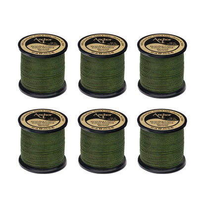 Anchor Spooled Floss 10 Meters - Clearance Shades 0263 Loden Green Dark
