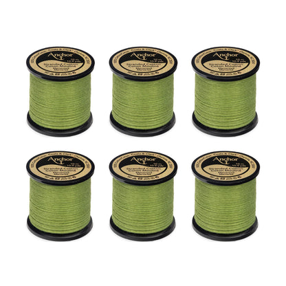 Anchor Spooled Floss 10 Meters - Clearance Shades 0266 Avocado Medium Light