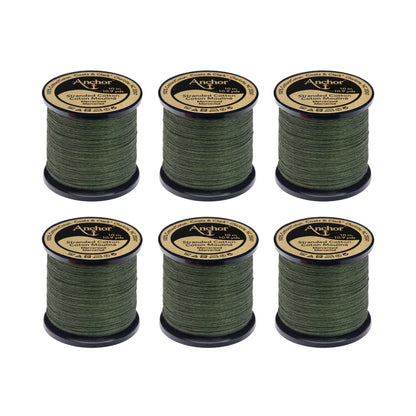 Anchor Spooled Floss 10 Meters - Clearance Shades 0862 Laurel Green Dark