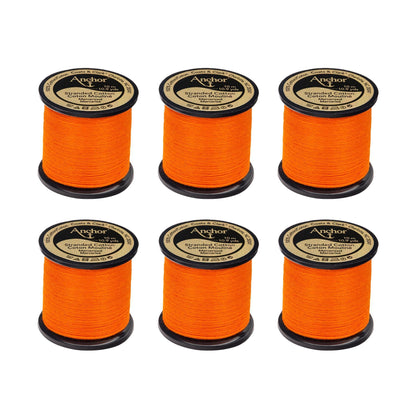 Anchor Spooled Floss 10 Meters - Clearance Shades 0925 Tangerine Very Dark