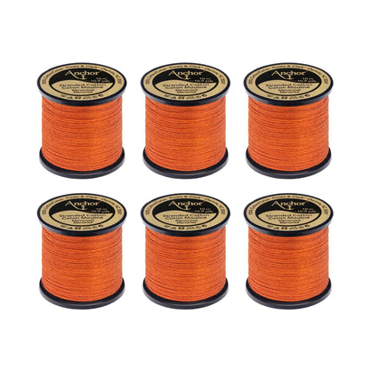 Anchor Spooled Floss 10 Meters - Clearance Shades 1004 Apricot Very Dark