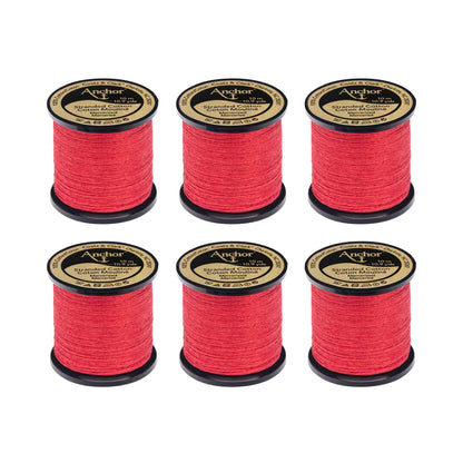 Anchor Spooled Floss 10 Meters - Clearance Shades 1025 Peony Medium Dark