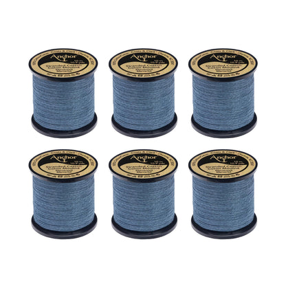 Anchor Spooled Floss 10 Meters - Clearance Shades 1035 Antique Blue Dark