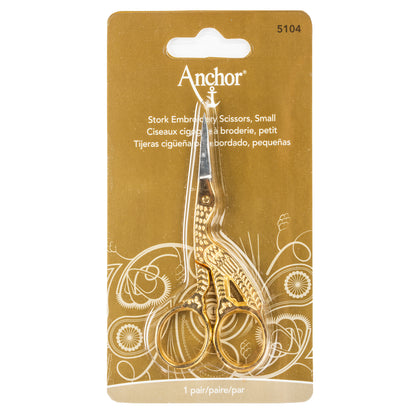 Anchor Stork Embroidery Scissors, Small Anchor Stork Embroidery Scissors, Small