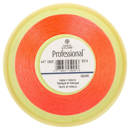 Coats & Clark Professional Machine Embroidery Thread (4000 Yards) Neon Coral