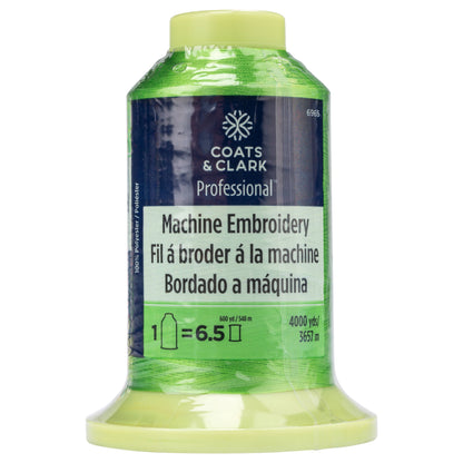 Coats & Clark Professional Machine Embroidery Thread (4000 Yards) Neon Green