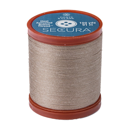 Coats & Clark Secura Heat Activated Button Thread - Clearance Shades Praline