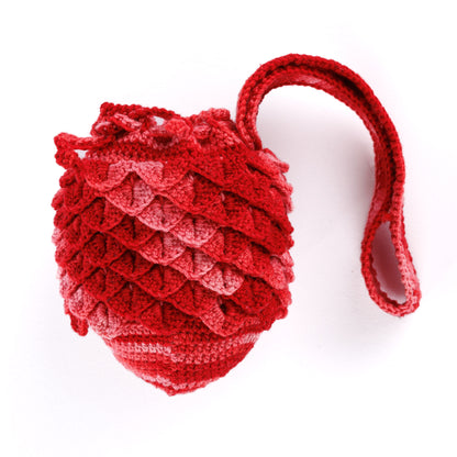Aunt Lydia's Crochet Dragon's Hoard Dice Bag Crochet Dragon'S Hoard Dice Bag made using Aunt Lydia's yarn