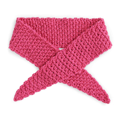 Bernat Crochet Neckerchief Crochet  made in Bernat Softee Cotton yarn